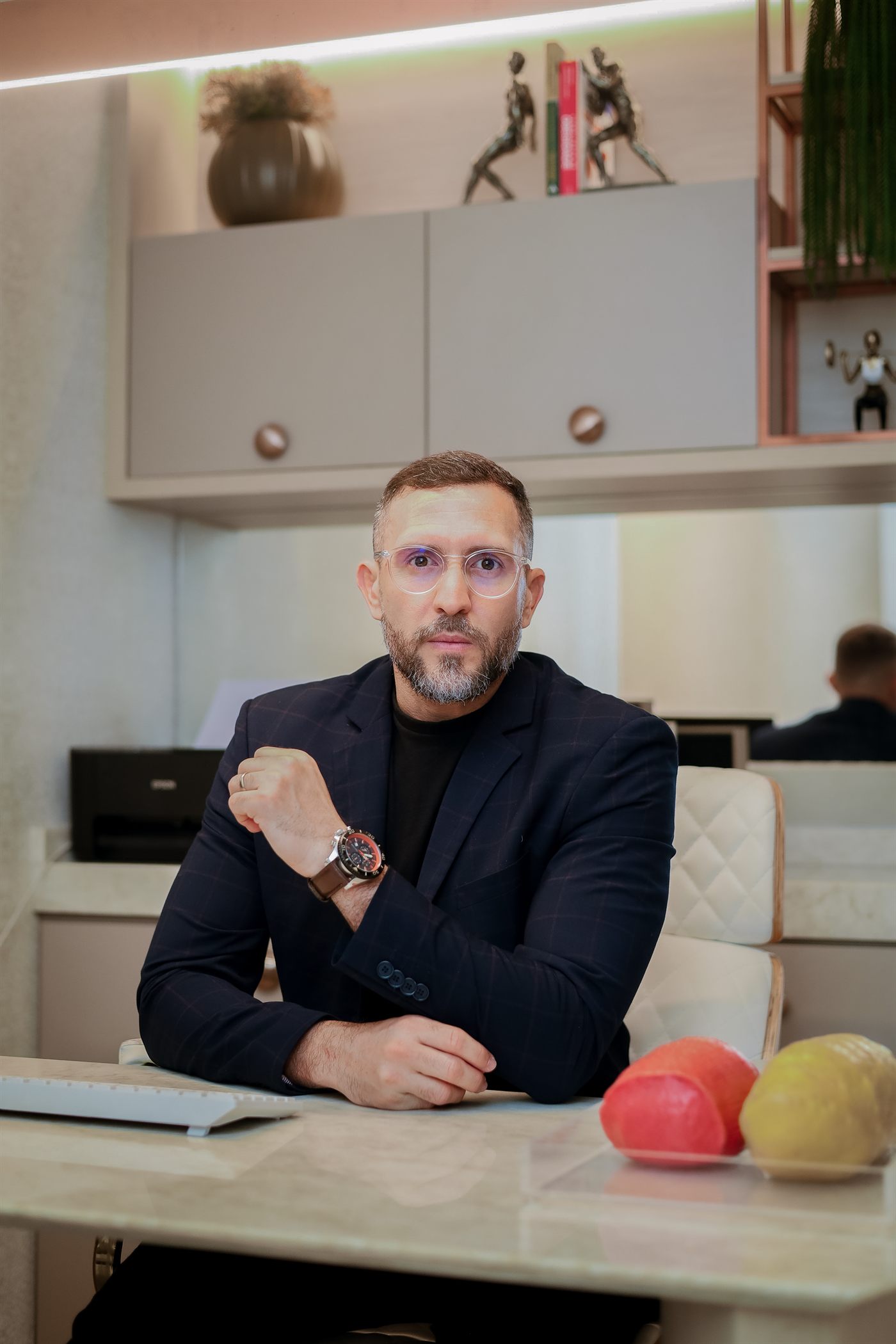 Dr. Rafael Luna no consultório